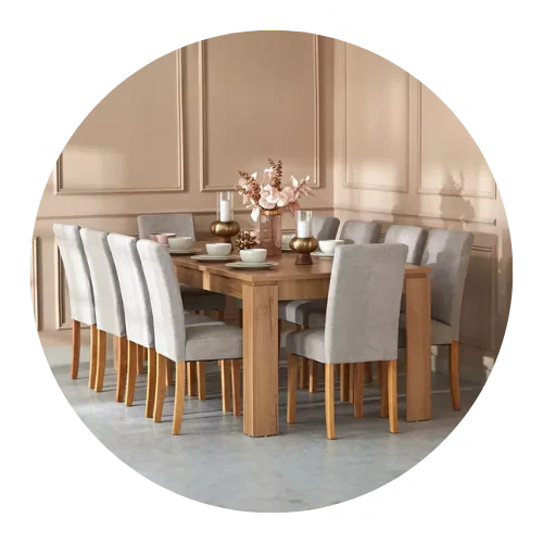Modern custom dining table Dubai