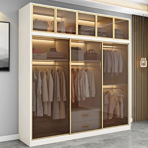 Glass Door Wardrobes Dubai