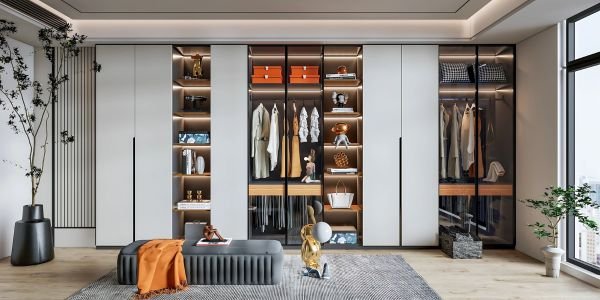 Luxury Full-Wall Wardrobes in UAE