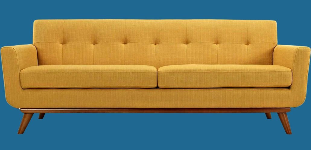 Single Yellow Sofa upholstery Dubai