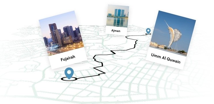 UAE Map Locations