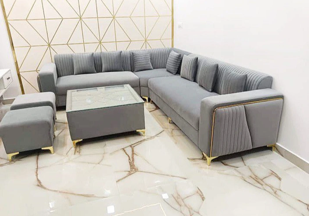 Custom corner sofa design in Dubai