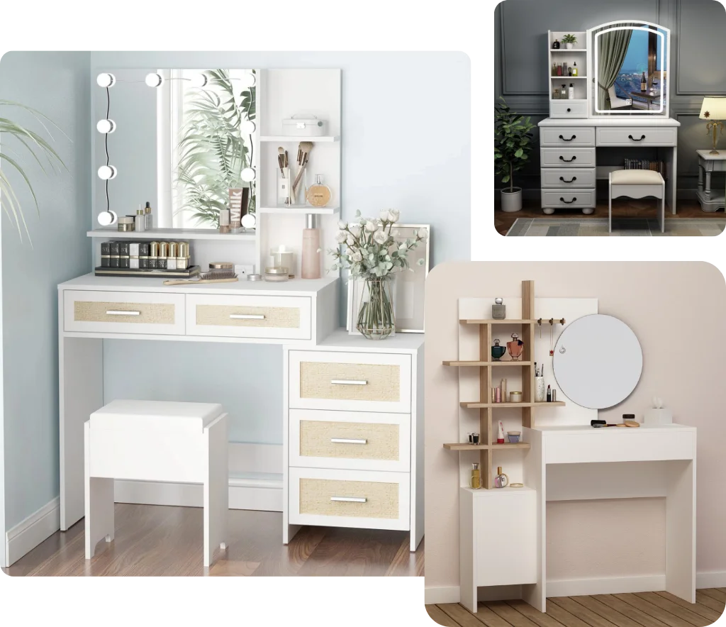 Wooden dressing table
