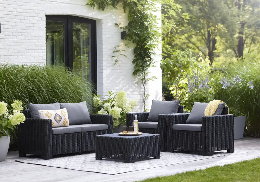 Custom garden furniture set for outdoor spaces