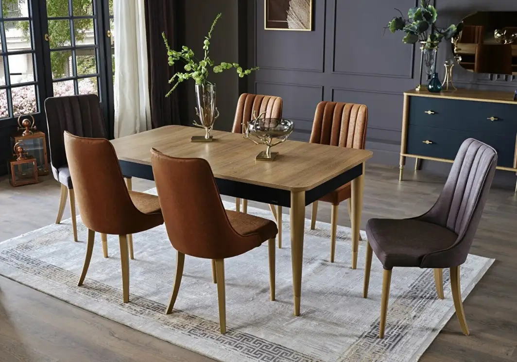 Elegant custom wooden table in Dubai