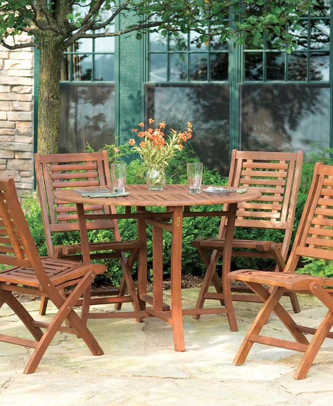 Space-Saving Folding Tables and Chairs Set in Dubai