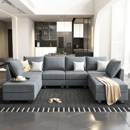 U-Shaped Sectional Sofa