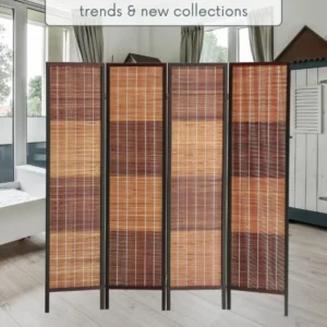 AFT Stylish Design Bamboo Room Divider img 1
