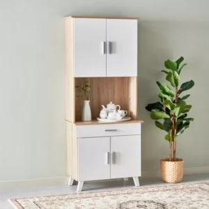 Alford 4-Door Kitchen Cabinet with Drawer