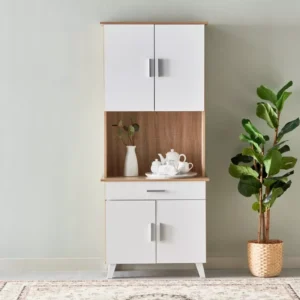 Alford 4-Door Kitchen Cabinet with Drawer img 1