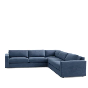 Aliana 5-Seater Linen L-Shape Sofa img 1