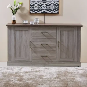 Angelic 3-Drawer Sideboard Buffet with 2 Doors img 1