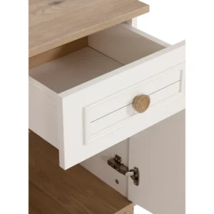 Atlas Study Table, Ivory & Oak img 2