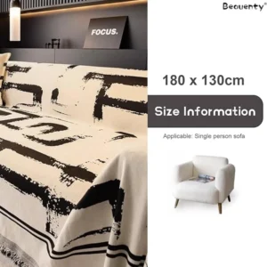 Beaunety Stylish Chenille Sofa Cover img 1