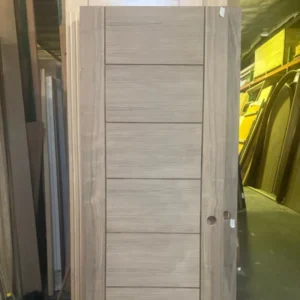 Belize Interior Modern Walnut Solid Wood Door img 2