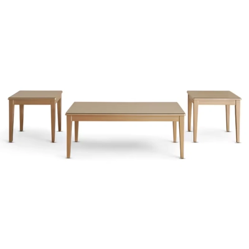 Binji Coffee Table Set 2+1- Gold img 2