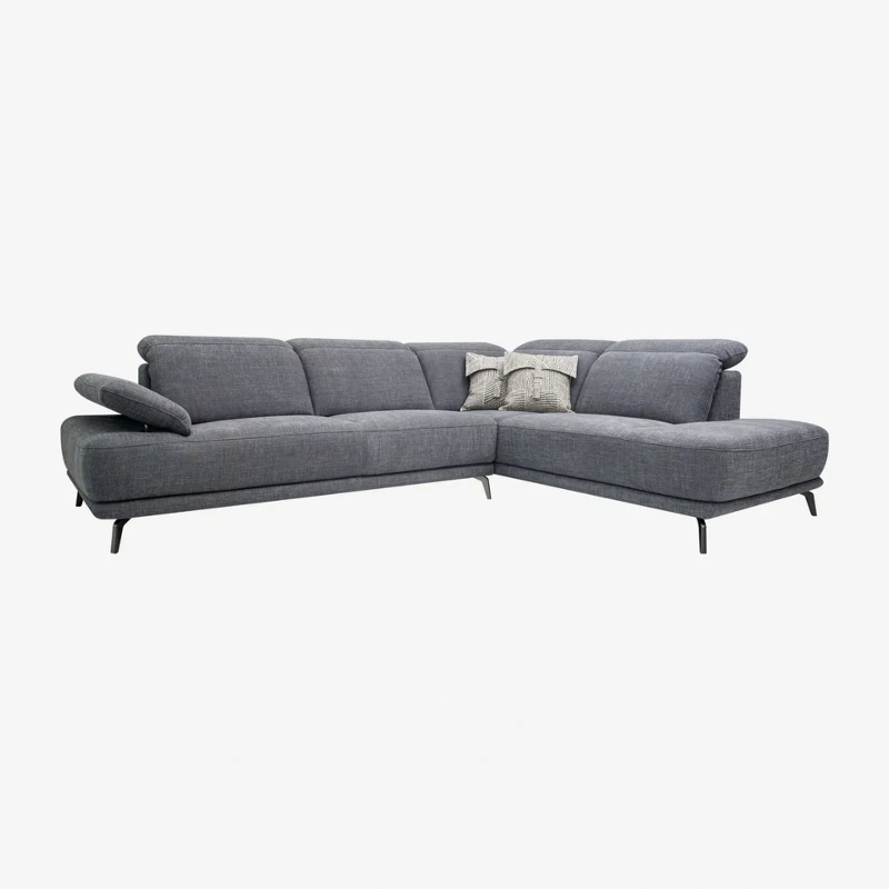 Braxton L Shape Fabric Sofa