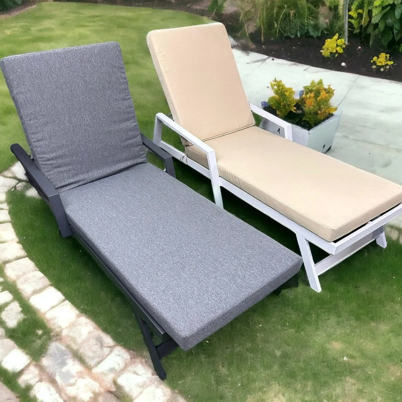 Buy Wooden Twist Wreck Outdoor Patio Sun Lounger img 1