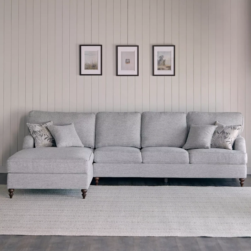 Colombia 4-Seater Fabric Left Corner Sofa img 1