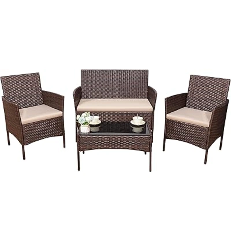 Devoko Balcony Furniture 4 Pcs
