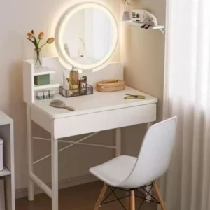 Dressing Table Modern Vanity Table Makeup Cabinet img 1
