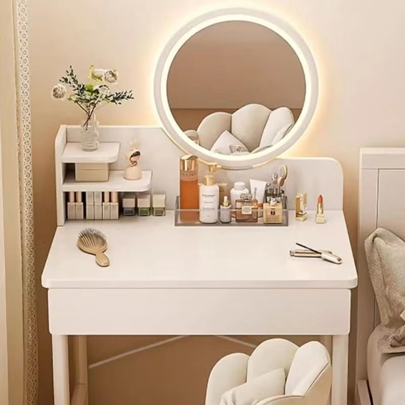 Dressing Table Modern Vanity Table Makeup Cabinet img 2