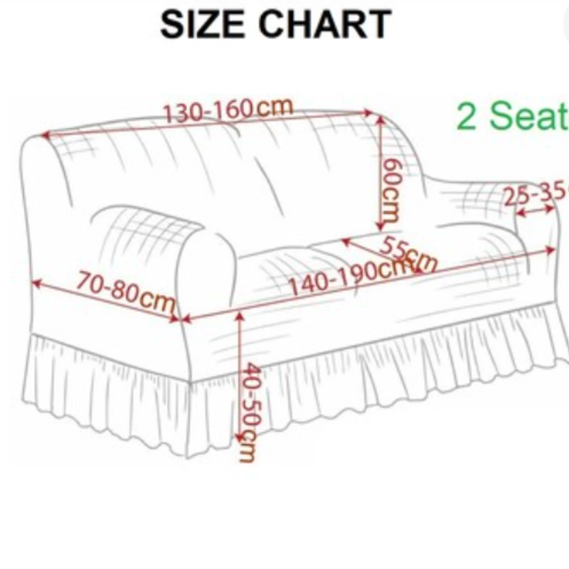 Essential Wave 3-seater Sofa Cover img 1