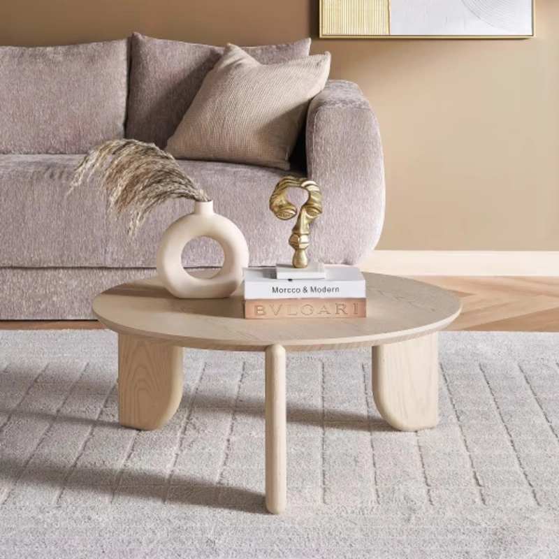 Florya Coffee Table Veneer Large - Beige img 1