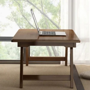 Foldable Collapsible Wood Rectangular Coffee Table img 1