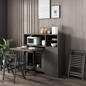 Foldable Rectangle Wooden Table img 2