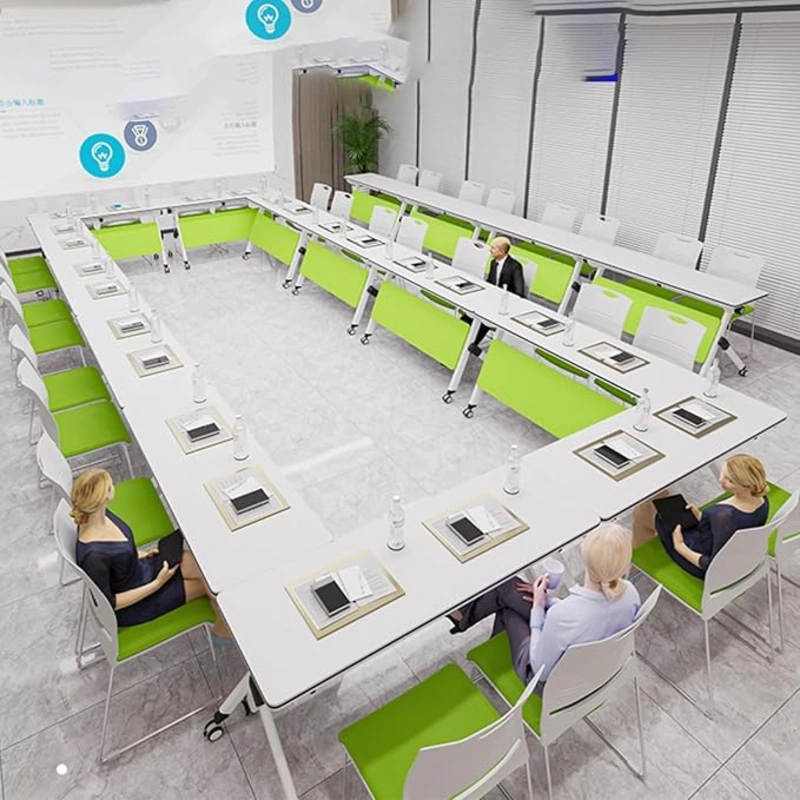 Folding Conference Table, Foldable Meeting Table img 1