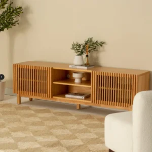 Julian Natural Wooden TV Unit