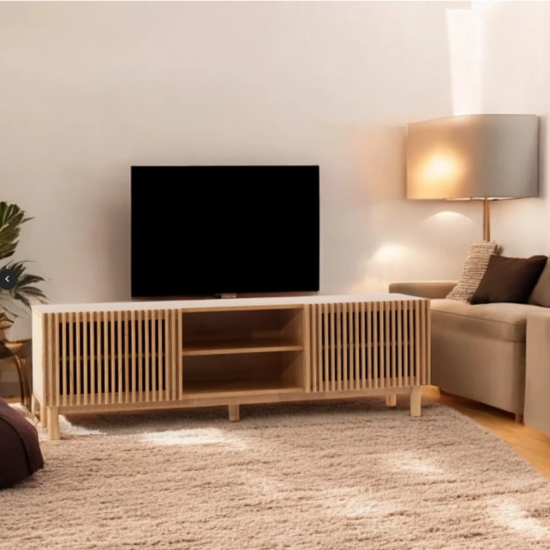 Julian Natural Wooden TV Unit img 1