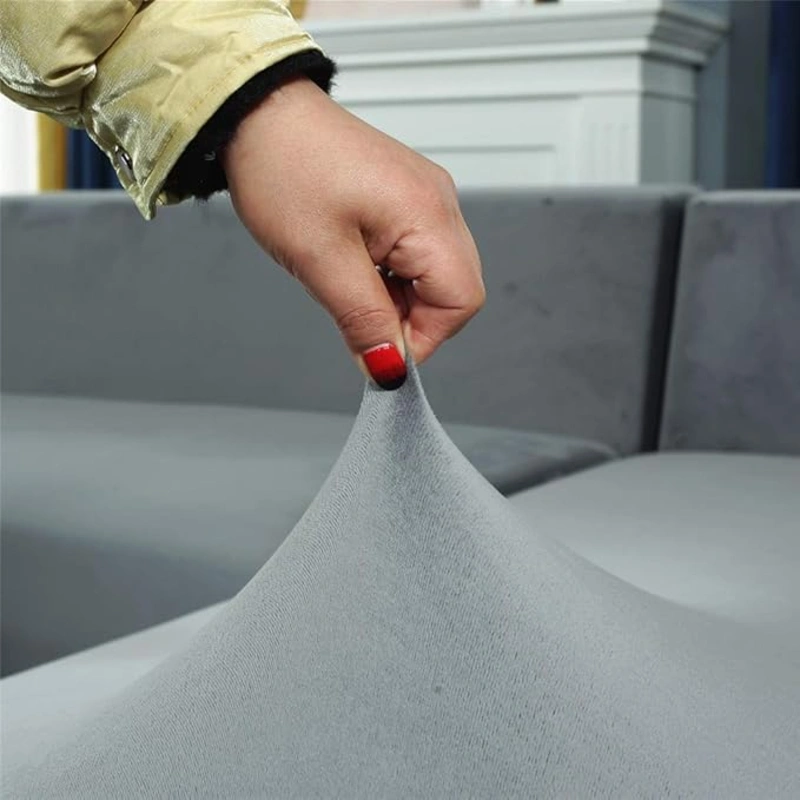 Lingky Velvet Plush Sofa Cover img 1