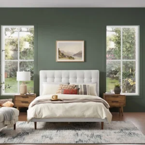 Madison Biscuit Tufted Headboard Bed