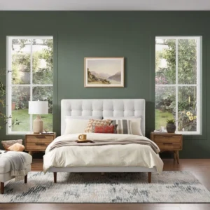Madison Biscuit Tufted Headboard Bed img 2