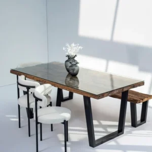 Meadow Railway Wood Dining Table img 2
