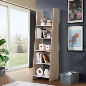 Melona 5-Tier Tall Bookcase