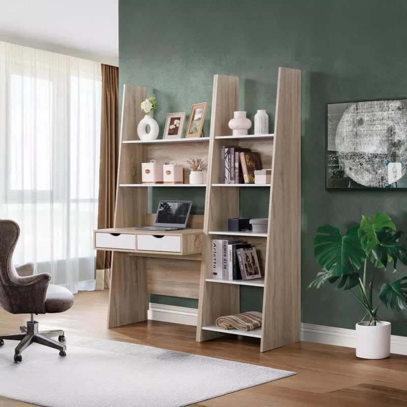 Melona 5-Tier Tall Bookcase img 1