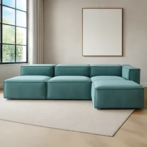 Minimalist L Shape Sofa Set img 1