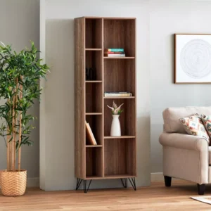 Miro Display Bookcase with 7 Shelves