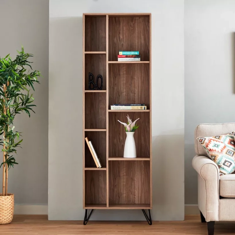 Miro Display Bookcase with 7 Shelves img 1