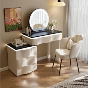 Modern Wooden Dressing Table Set