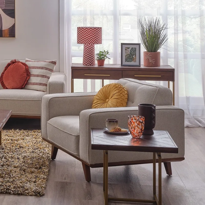 Ozark Armchair Grey img 1