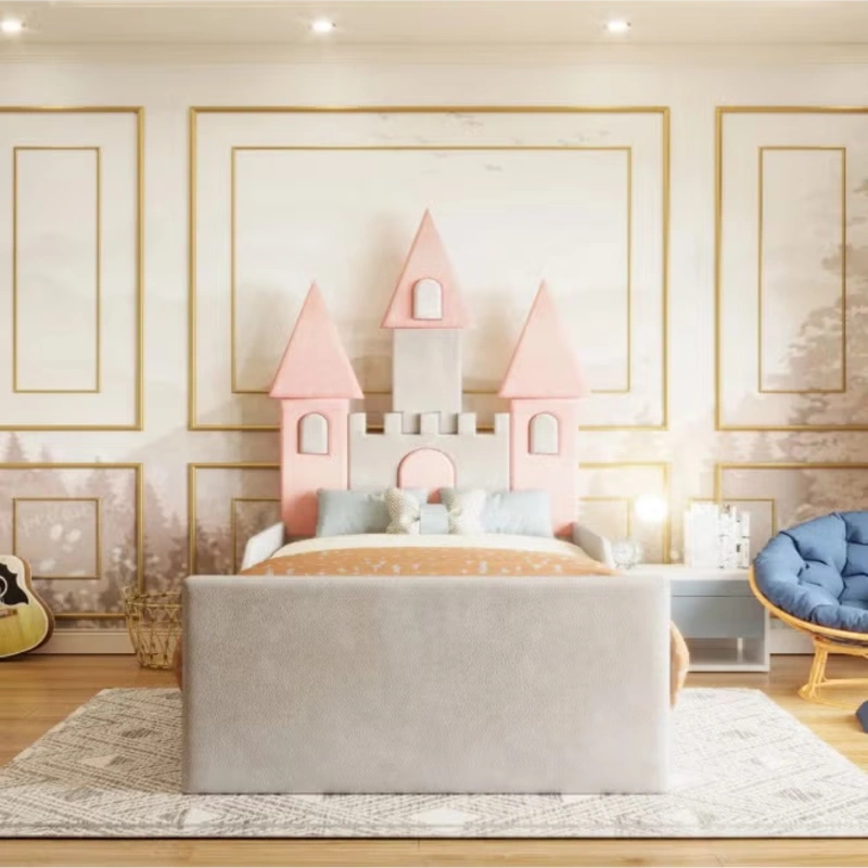 Rapunzel Castle Kids Bed Storage img 1