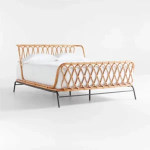 Rattan Kids Bed by Crate & Barrel img 1