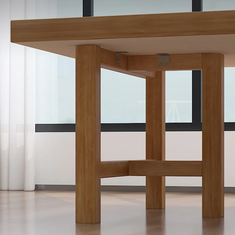 Solid Wood Meeting Table img 1