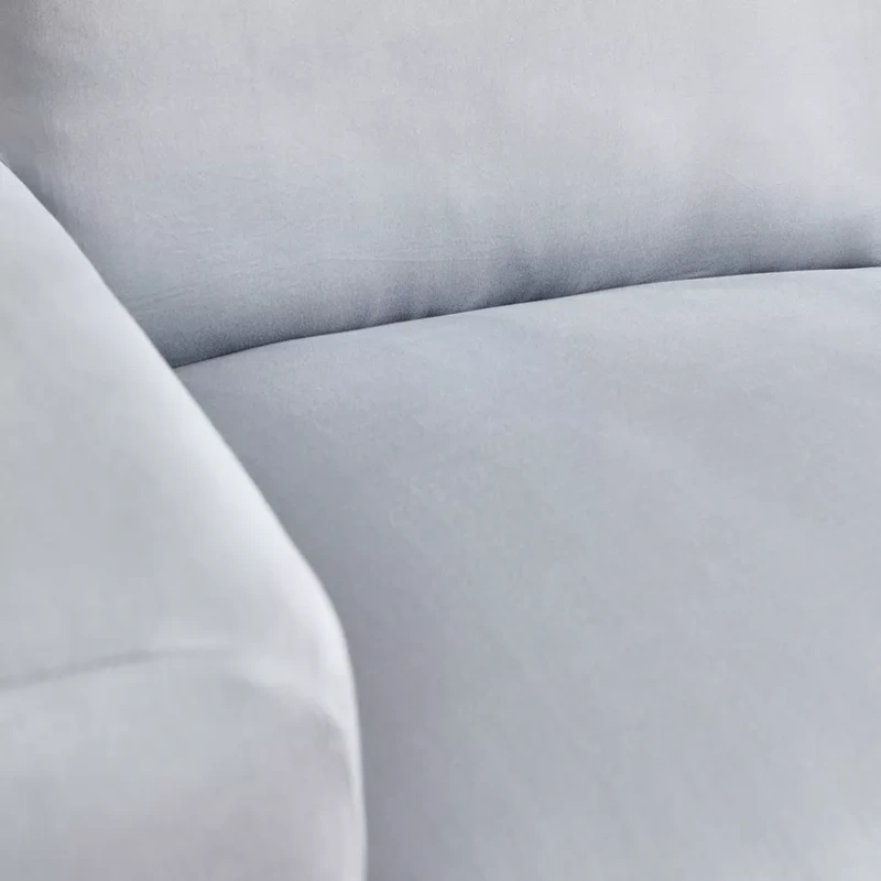 Squab Solid 3-Seater Sofa Cover img 2