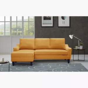 Sydney Beige Fabric Upholstered Corner Sofa img 1