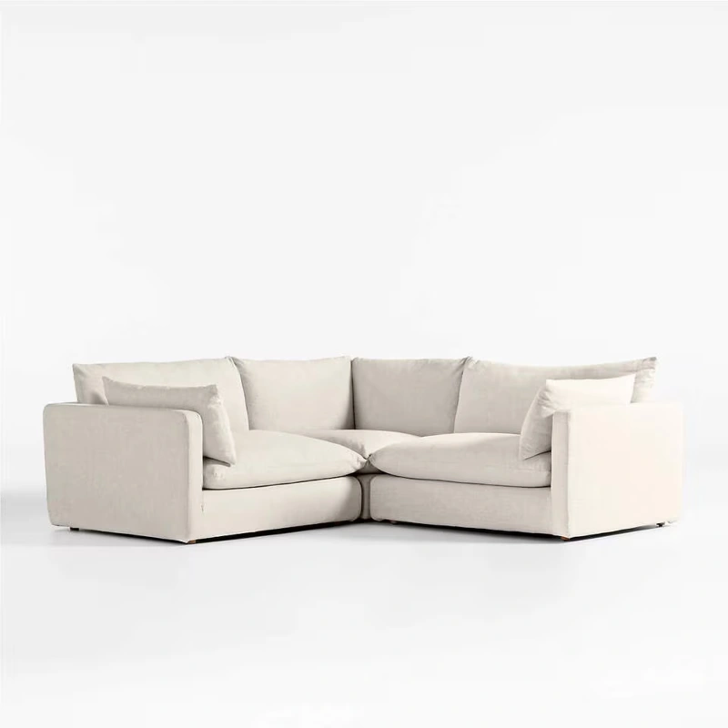 Unwind 3-Piece Slipcovered Sectional Sofa